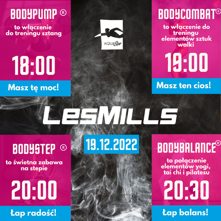 Przed nami kolejny Event LesMills, na którym zaprezentujemy Wam nowe programy !